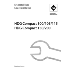 HDG Compact C100-C200 Spare Parts Diagram