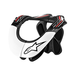 ALPINESTARS BIONIC NECK SUPPORT (BNS) PRO 2017: BLACK/WHITE/RED L/XL