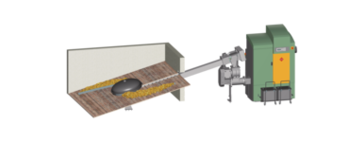 FRA Wood chip delivery system