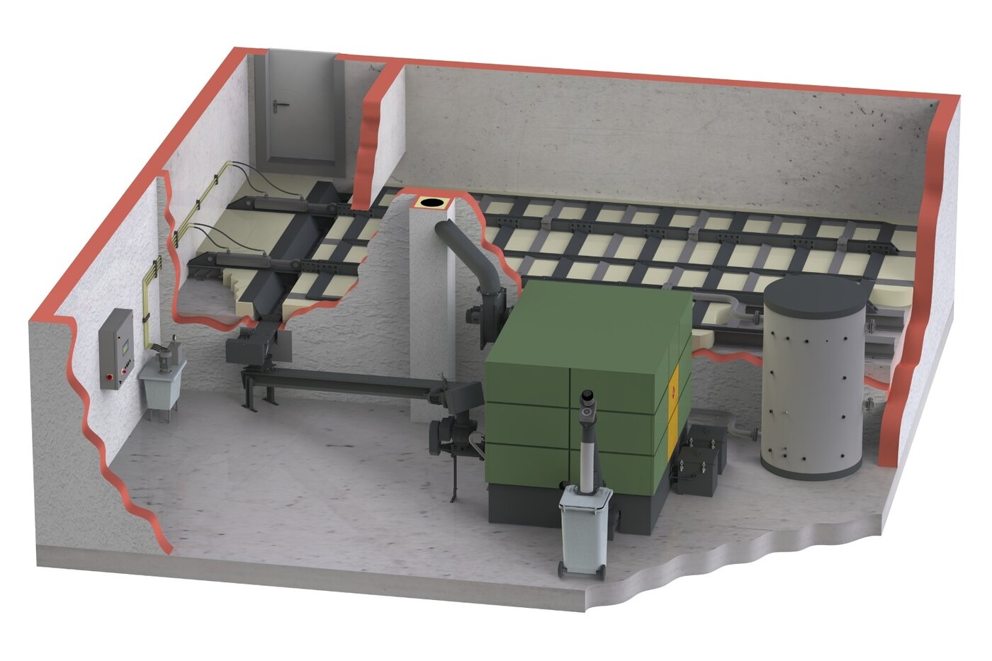 M series with walking floor delivery system