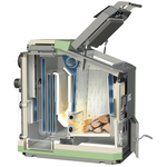 HDG Euro biomass boiler cutaway view