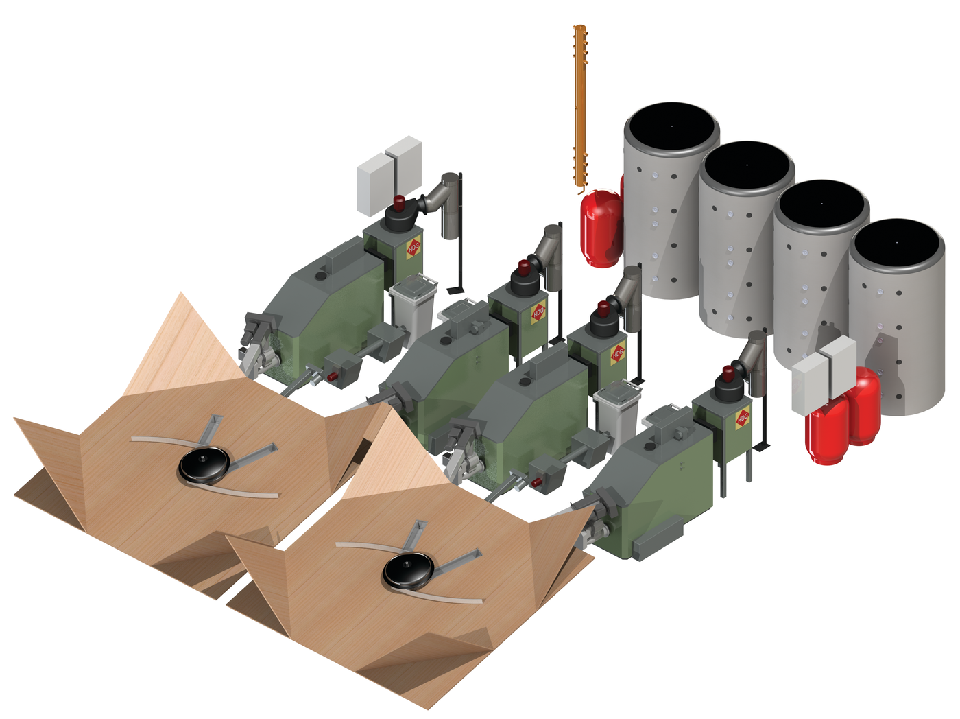 HDG Compact chip boilers