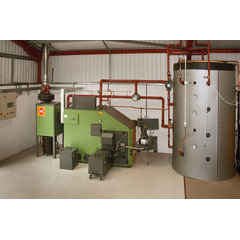 HDG Compact 200 wood chip boiler