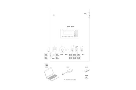 Control cabinet exterior
