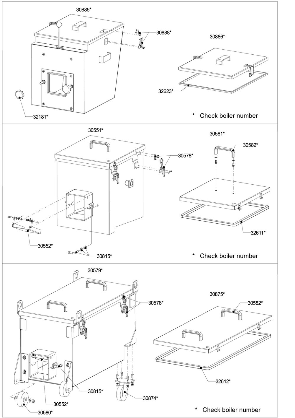 Ash boxes
