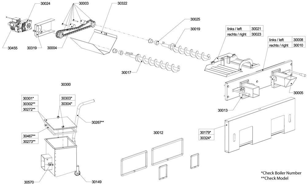 Automatic de-ashing 80
