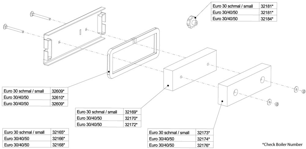 Cleaning door flue ash