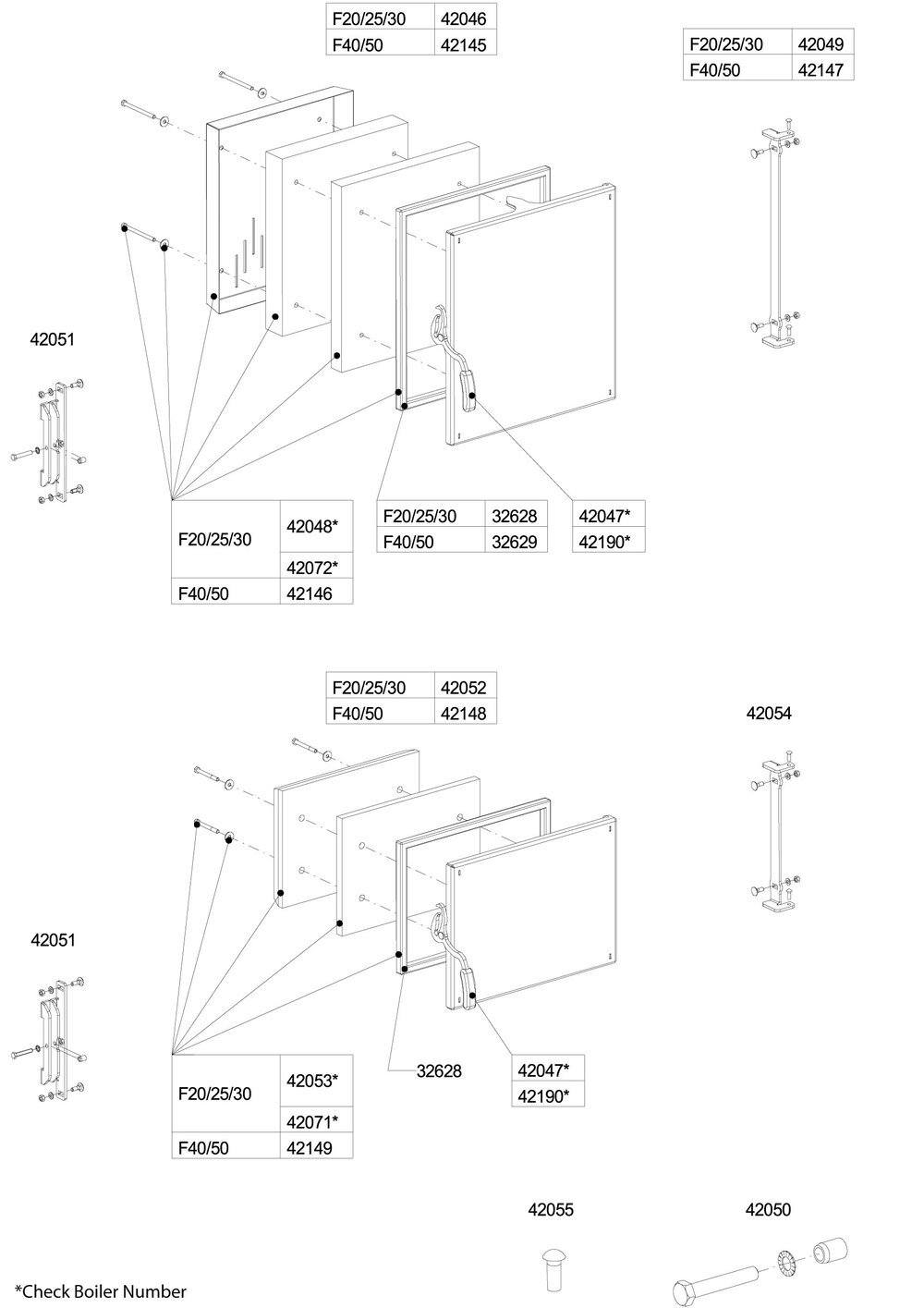 Filling Hatch and Combustion Chamber Door