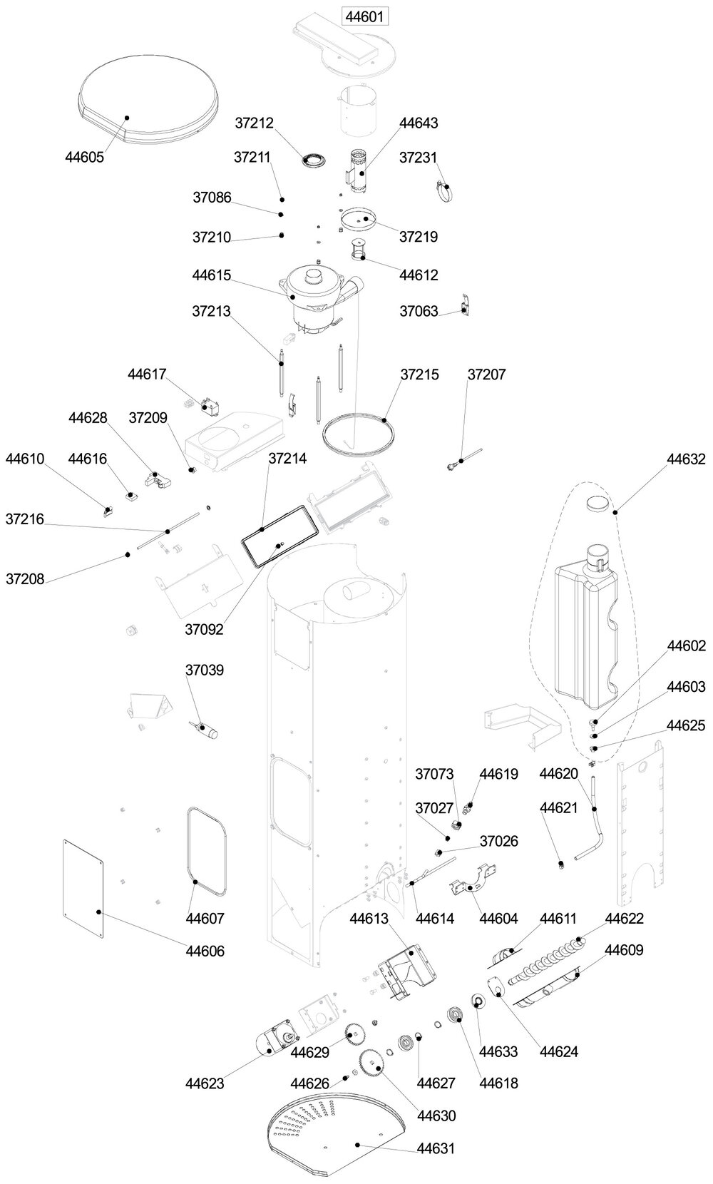 Hopper (For Suction System)