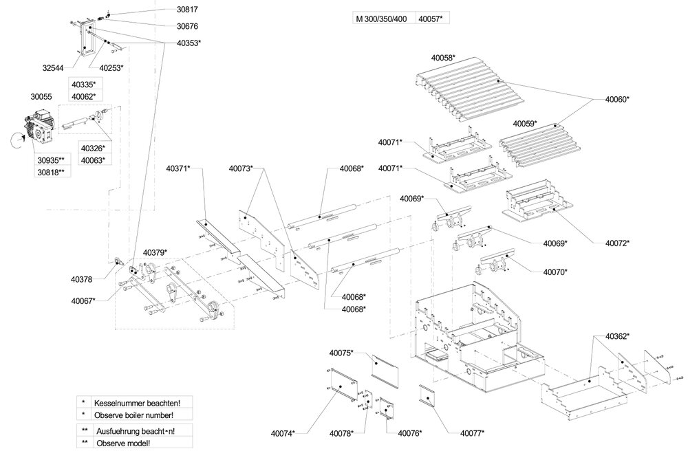 Stepping Grate M300-400