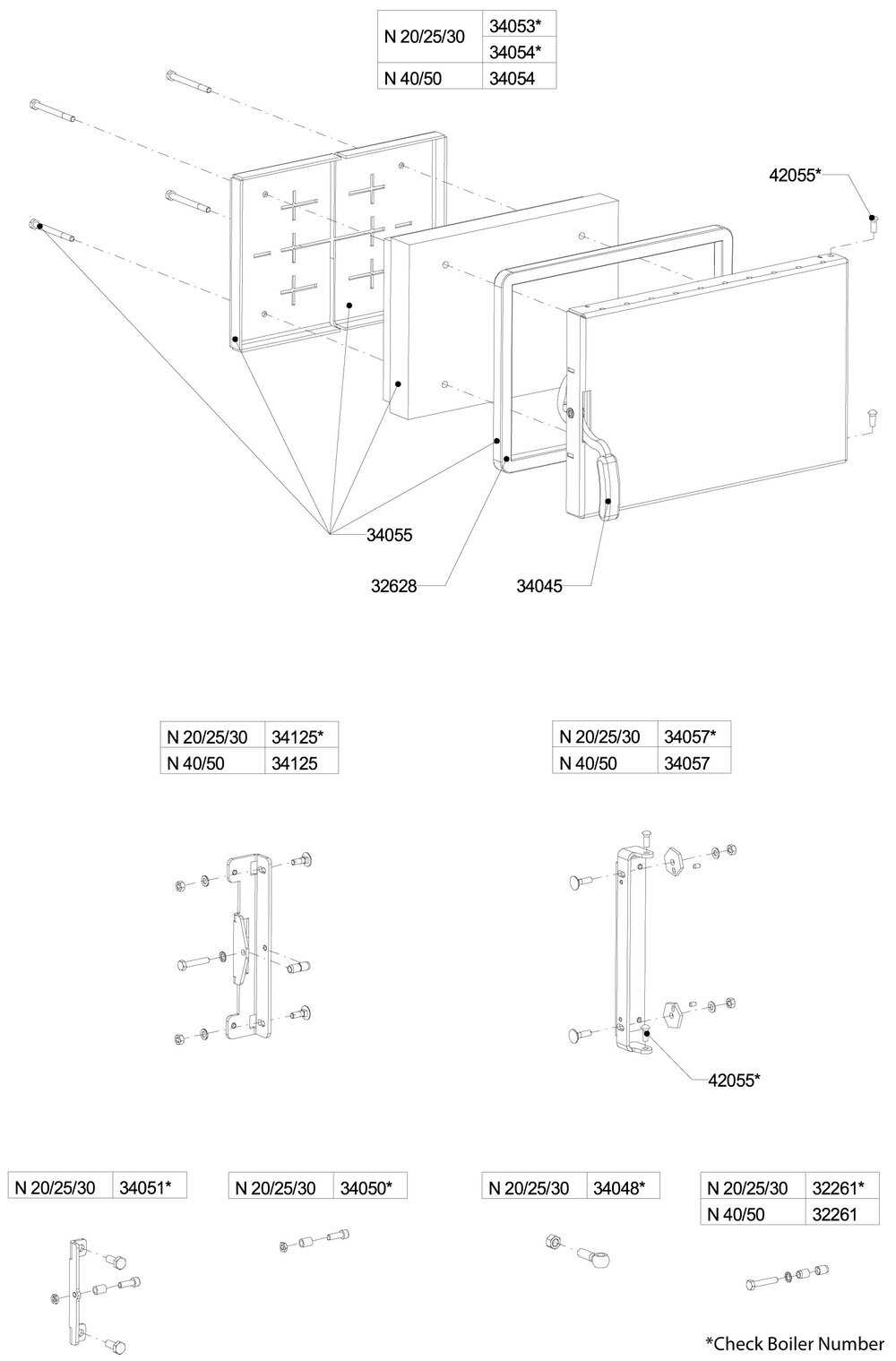 Combustion Chamber door 20-25-30
