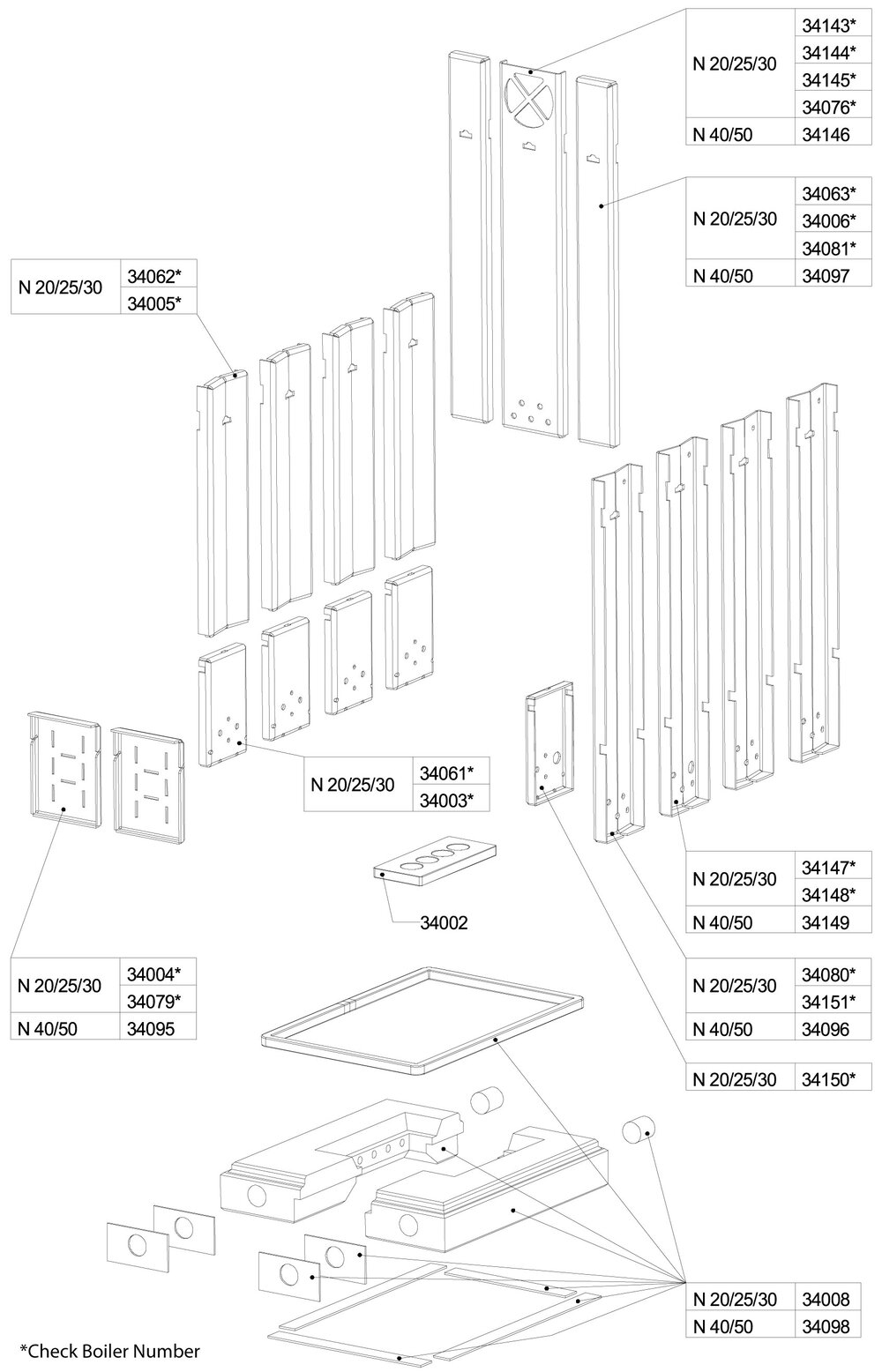 Nozzle and Panels 20-25-30-40-50