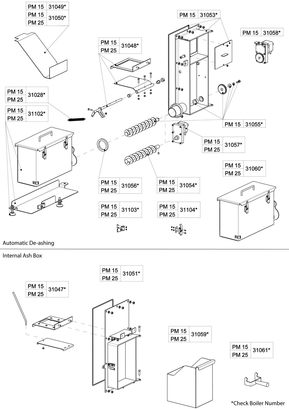 De-ashing and Ash Box