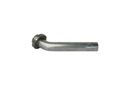 Pellet fill tube connector