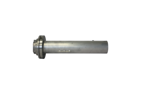 Pellet fill tube connector