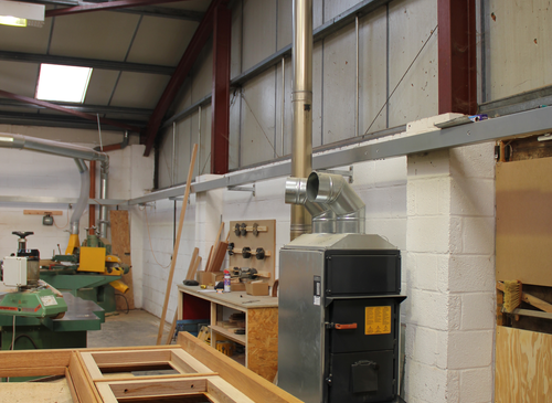 Fabbri space heater installation