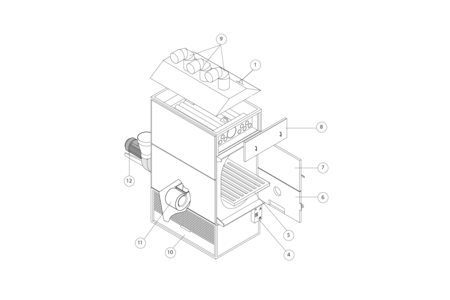 F120 -240 spares diagram