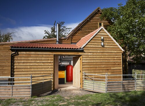 HDG Log boiler house
