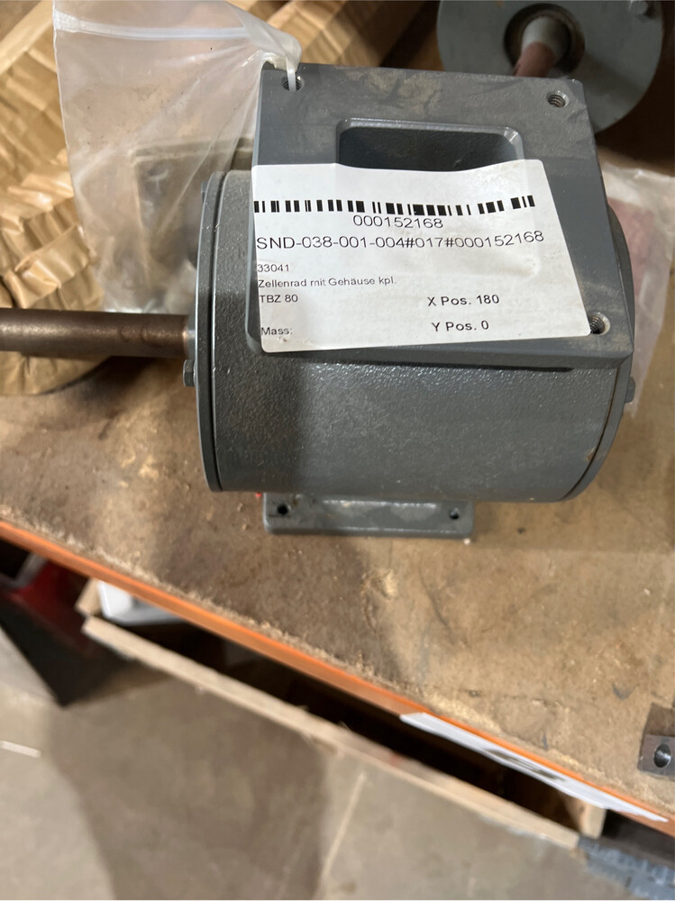 HDG33041 Rotary wheel with casing cpl.